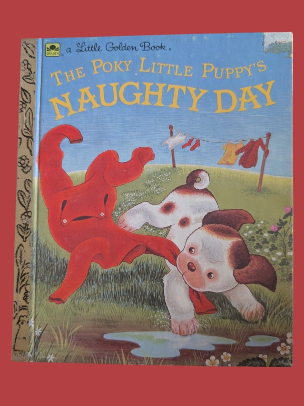 10/$25 Vintage Classic The Poky Little Puppy's Naughty Day Little Golden Book